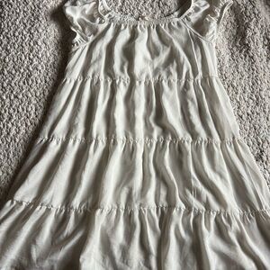 White Babydoll Mini Dress